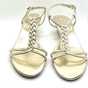 Gold sandals
